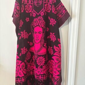 Poncho Frida Khalo long Tunic